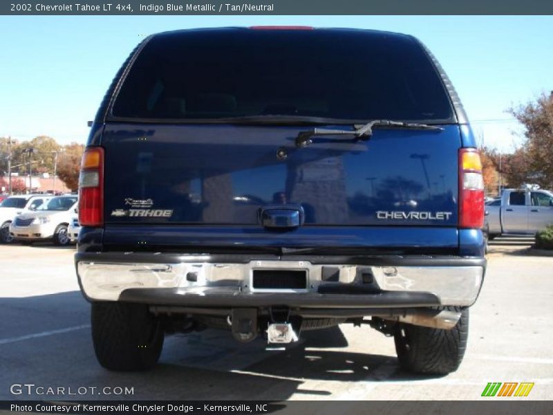 Indigo Blue Metallic / Tan/Neutral 2002 Chevrolet Tahoe LT 4x4