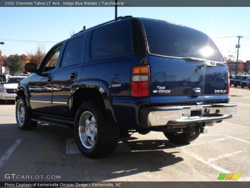 Indigo Blue Metallic / Tan/Neutral 2002 Chevrolet Tahoe LT 4x4