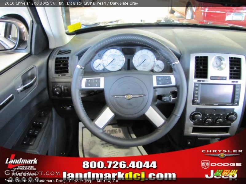 Brilliant Black Crystal Pearl / Dark Slate Gray 2010 Chrysler 300 300S V6