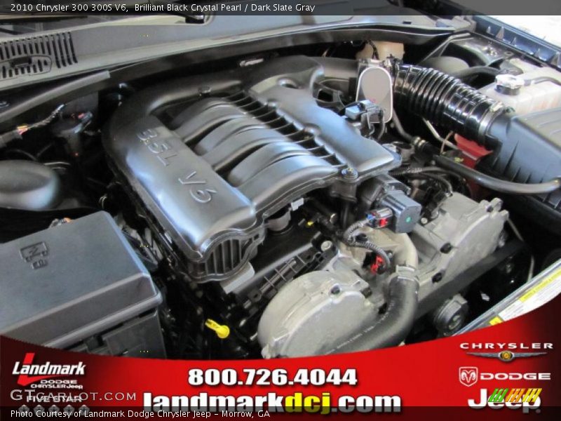 Brilliant Black Crystal Pearl / Dark Slate Gray 2010 Chrysler 300 300S V6