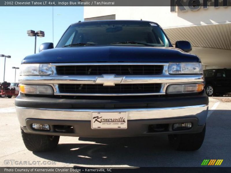 Indigo Blue Metallic / Tan/Neutral 2002 Chevrolet Tahoe LT 4x4