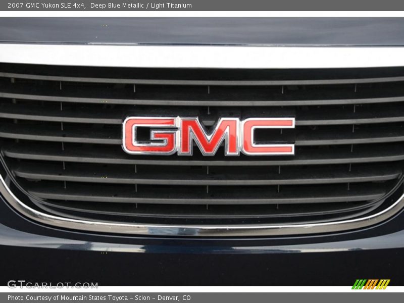 Deep Blue Metallic / Light Titanium 2007 GMC Yukon SLE 4x4