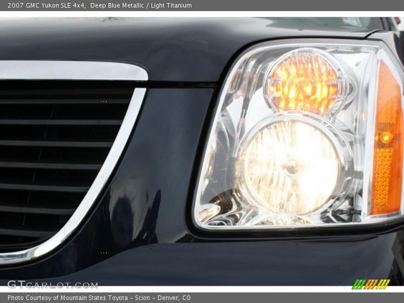 Deep Blue Metallic / Light Titanium 2007 GMC Yukon SLE 4x4