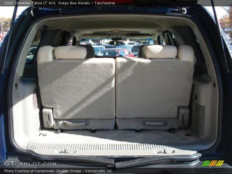 Indigo Blue Metallic / Tan/Neutral 2002 Chevrolet Tahoe LT 4x4