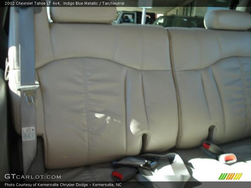 Indigo Blue Metallic / Tan/Neutral 2002 Chevrolet Tahoe LT 4x4