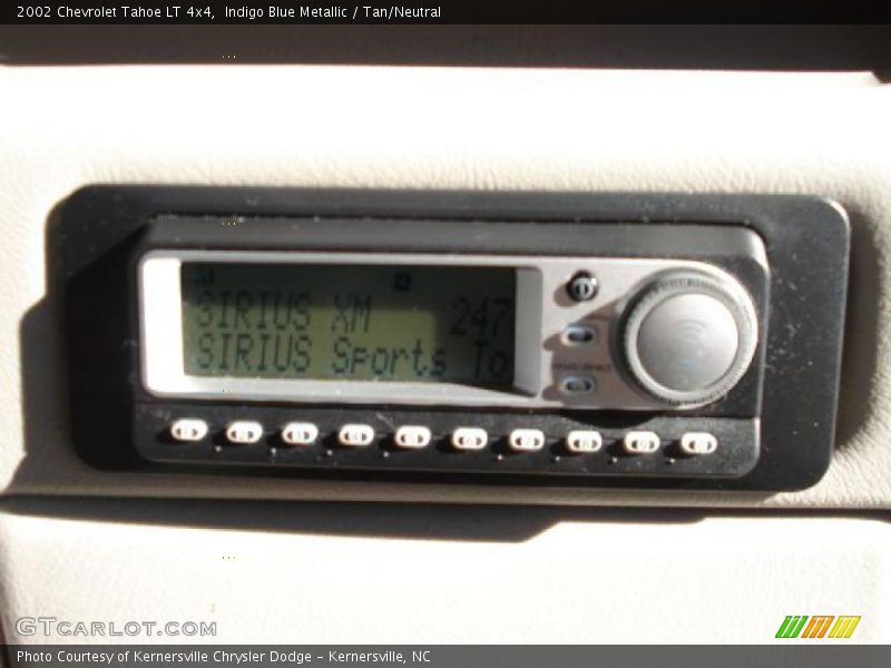 Indigo Blue Metallic / Tan/Neutral 2002 Chevrolet Tahoe LT 4x4