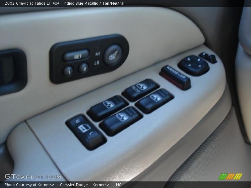 Indigo Blue Metallic / Tan/Neutral 2002 Chevrolet Tahoe LT 4x4