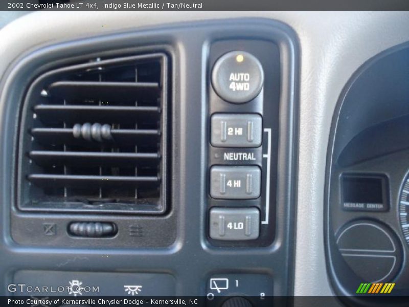 Indigo Blue Metallic / Tan/Neutral 2002 Chevrolet Tahoe LT 4x4