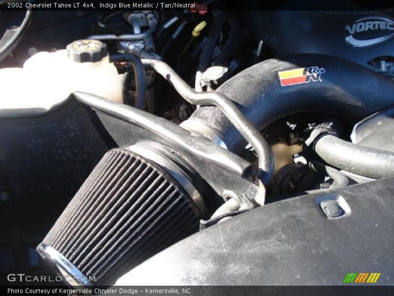 Indigo Blue Metallic / Tan/Neutral 2002 Chevrolet Tahoe LT 4x4