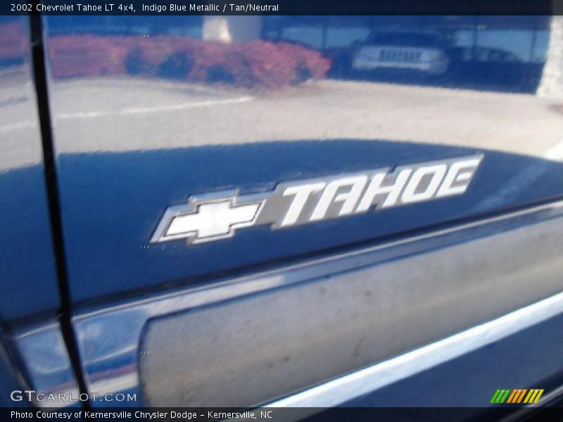 Indigo Blue Metallic / Tan/Neutral 2002 Chevrolet Tahoe LT 4x4
