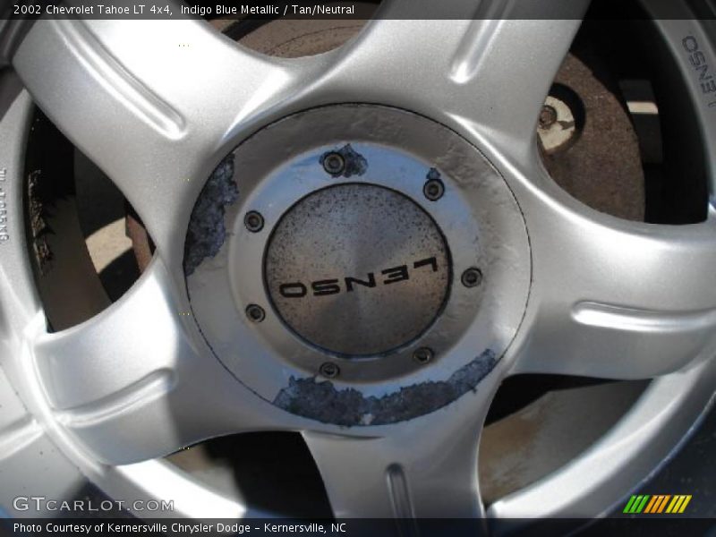 Indigo Blue Metallic / Tan/Neutral 2002 Chevrolet Tahoe LT 4x4