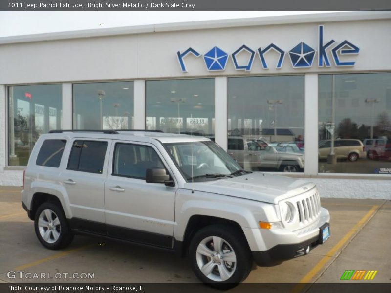 Bright Silver Metallic / Dark Slate Gray 2011 Jeep Patriot Latitude