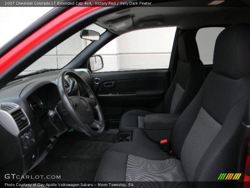 Victory Red / Very Dark Pewter 2007 Chevrolet Colorado LT Extended Cab 4x4