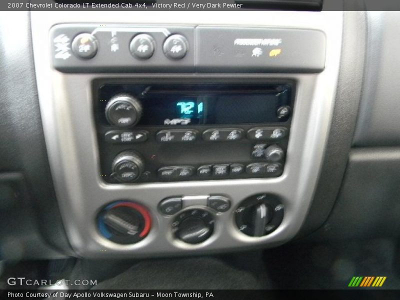 Victory Red / Very Dark Pewter 2007 Chevrolet Colorado LT Extended Cab 4x4