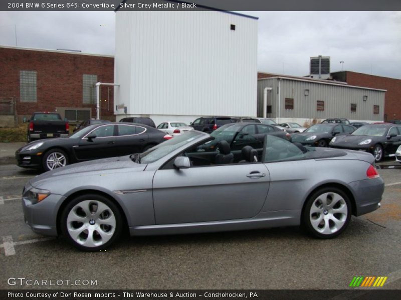  2004 6 Series 645i Convertible Silver Grey Metallic