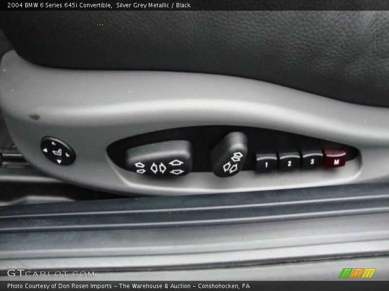 Controls of 2004 6 Series 645i Convertible