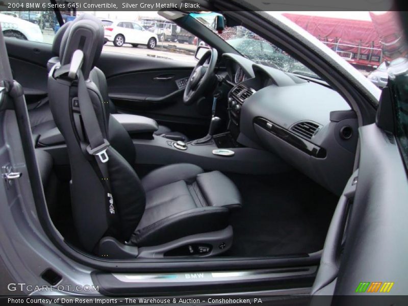  2004 6 Series 645i Convertible Black Interior
