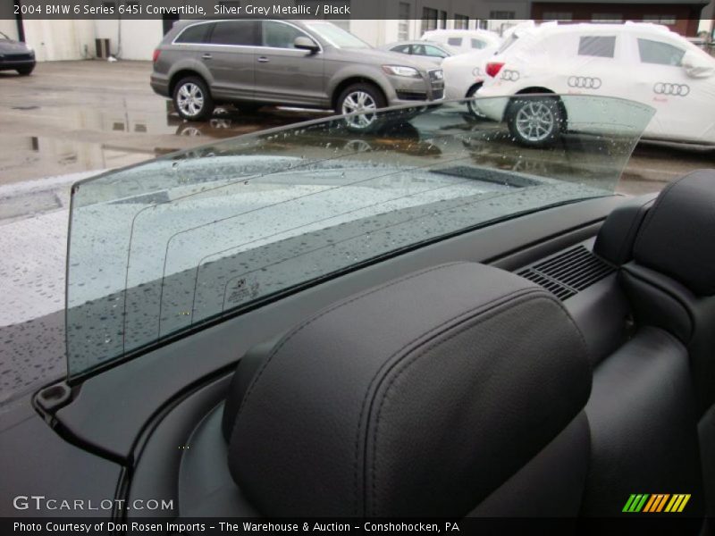 Silver Grey Metallic / Black 2004 BMW 6 Series 645i Convertible