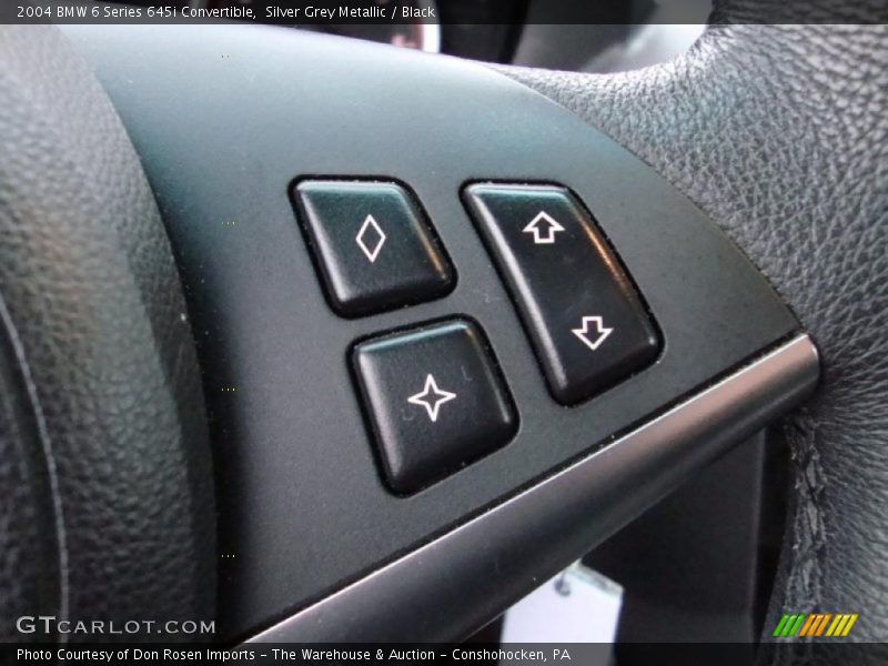 Controls of 2004 6 Series 645i Convertible