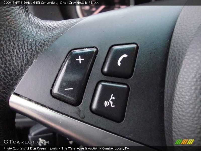 Controls of 2004 6 Series 645i Convertible