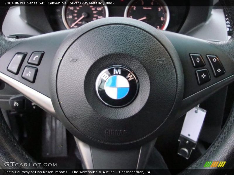 Controls of 2004 6 Series 645i Convertible