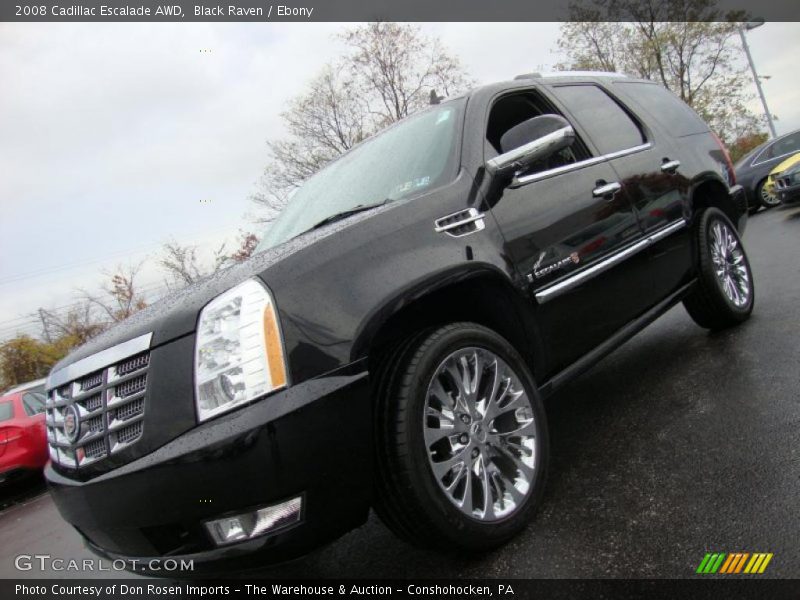 Black Raven / Ebony 2008 Cadillac Escalade AWD