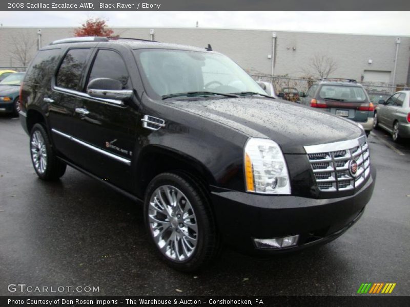 Black Raven / Ebony 2008 Cadillac Escalade AWD
