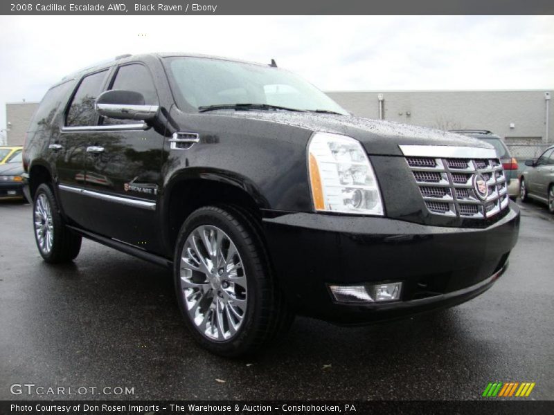 Black Raven / Ebony 2008 Cadillac Escalade AWD