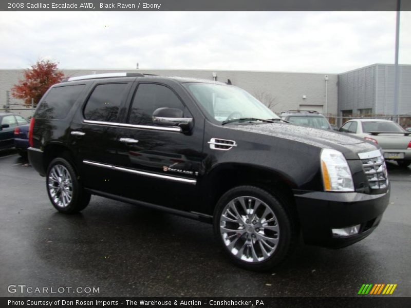 Black Raven / Ebony 2008 Cadillac Escalade AWD