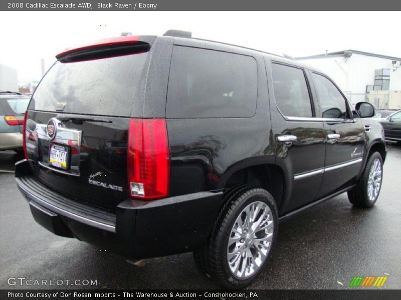 Black Raven / Ebony 2008 Cadillac Escalade AWD