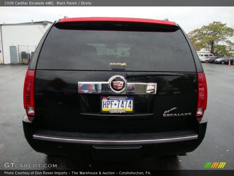 Black Raven / Ebony 2008 Cadillac Escalade AWD