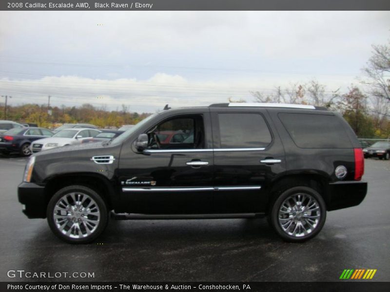 Black Raven / Ebony 2008 Cadillac Escalade AWD