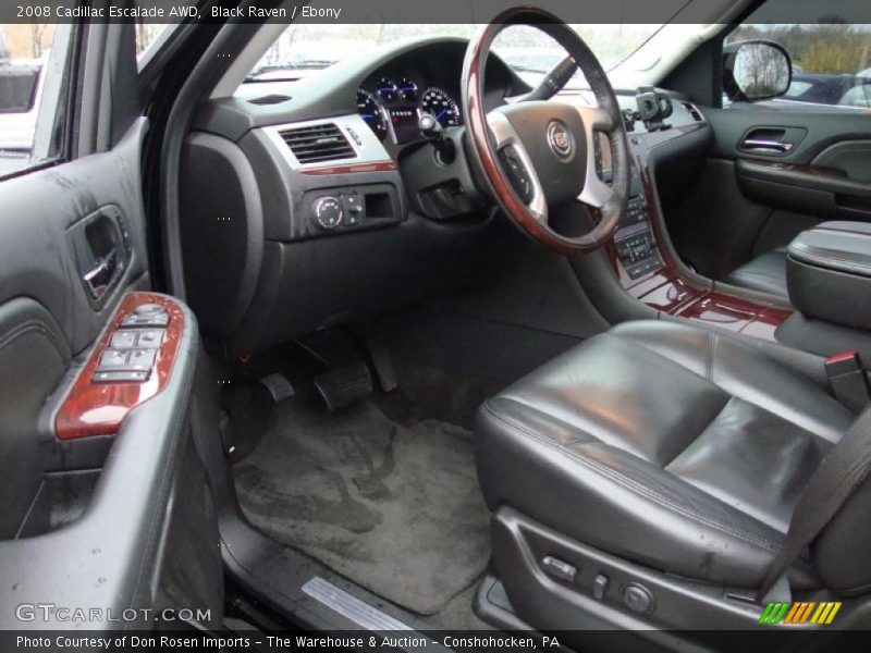Black Raven / Ebony 2008 Cadillac Escalade AWD