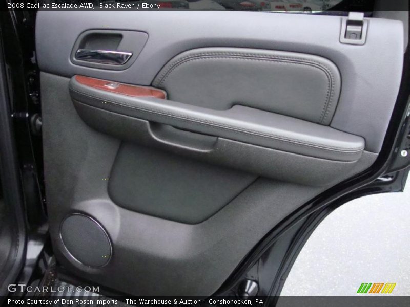 Black Raven / Ebony 2008 Cadillac Escalade AWD