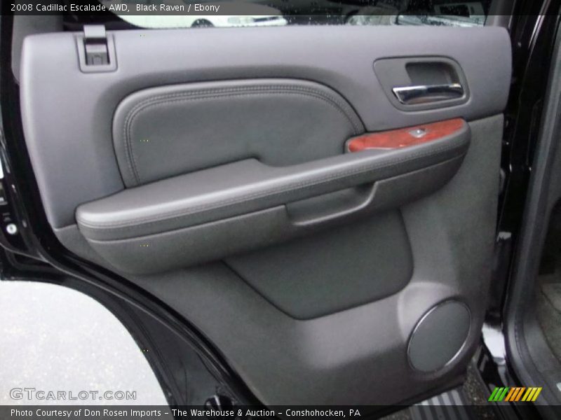 Black Raven / Ebony 2008 Cadillac Escalade AWD