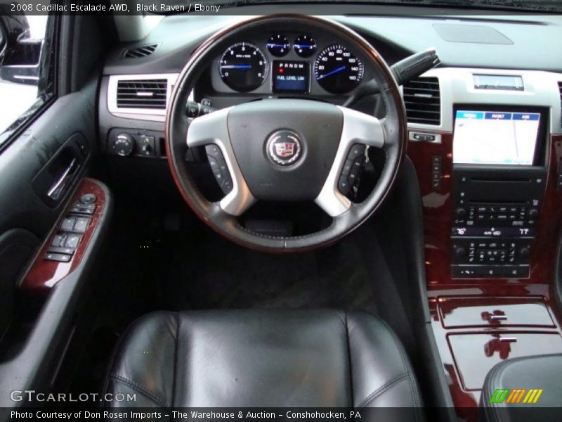Black Raven / Ebony 2008 Cadillac Escalade AWD