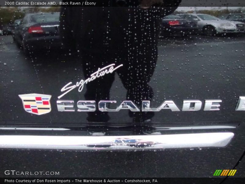 Black Raven / Ebony 2008 Cadillac Escalade AWD