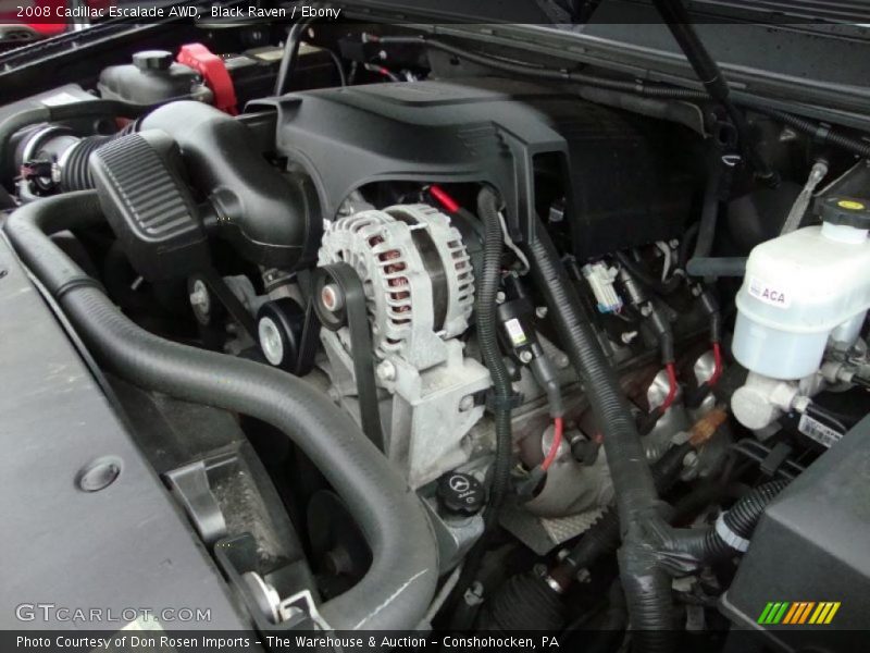 Black Raven / Ebony 2008 Cadillac Escalade AWD