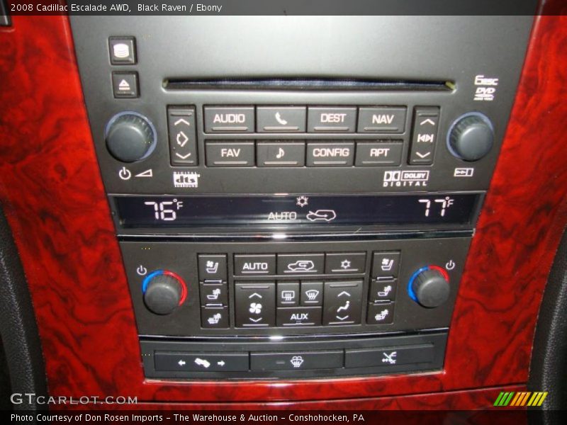 Black Raven / Ebony 2008 Cadillac Escalade AWD