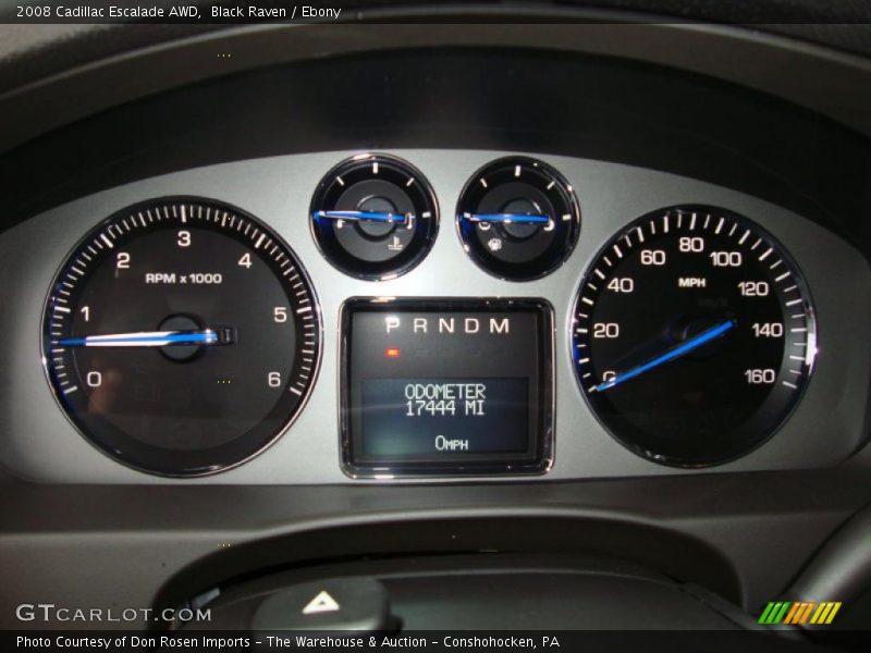 Black Raven / Ebony 2008 Cadillac Escalade AWD