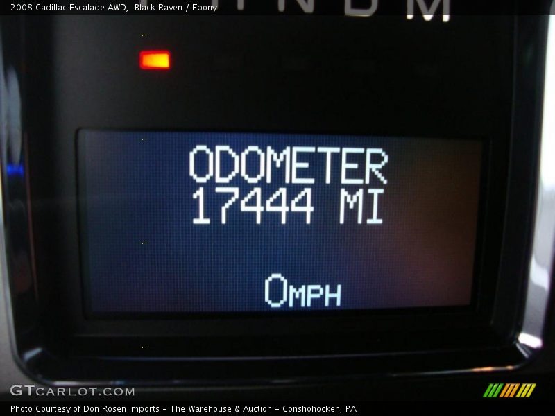 Black Raven / Ebony 2008 Cadillac Escalade AWD