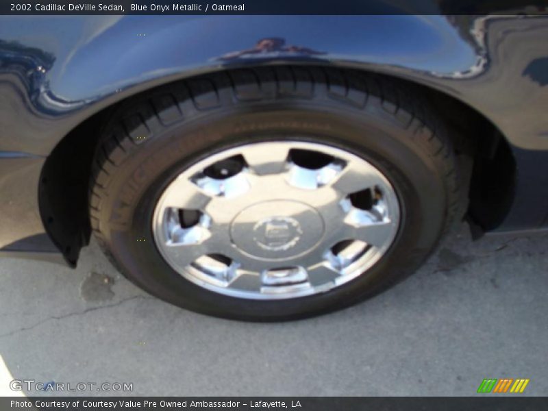 Blue Onyx Metallic / Oatmeal 2002 Cadillac DeVille Sedan