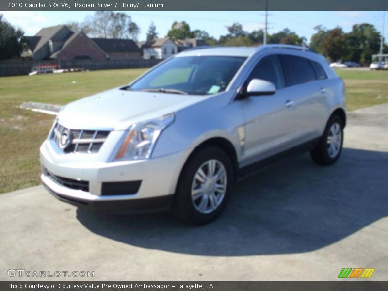 Radiant Silver / Ebony/Titanium 2010 Cadillac SRX V6