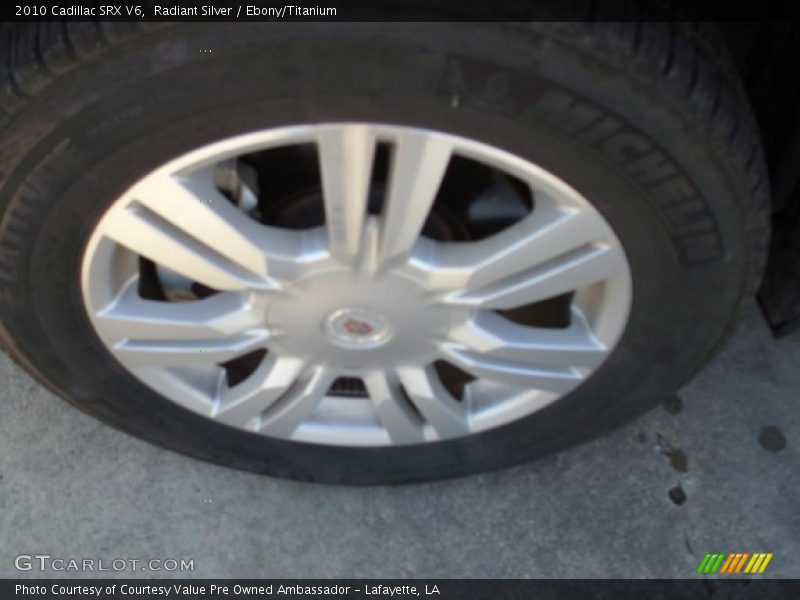 Radiant Silver / Ebony/Titanium 2010 Cadillac SRX V6