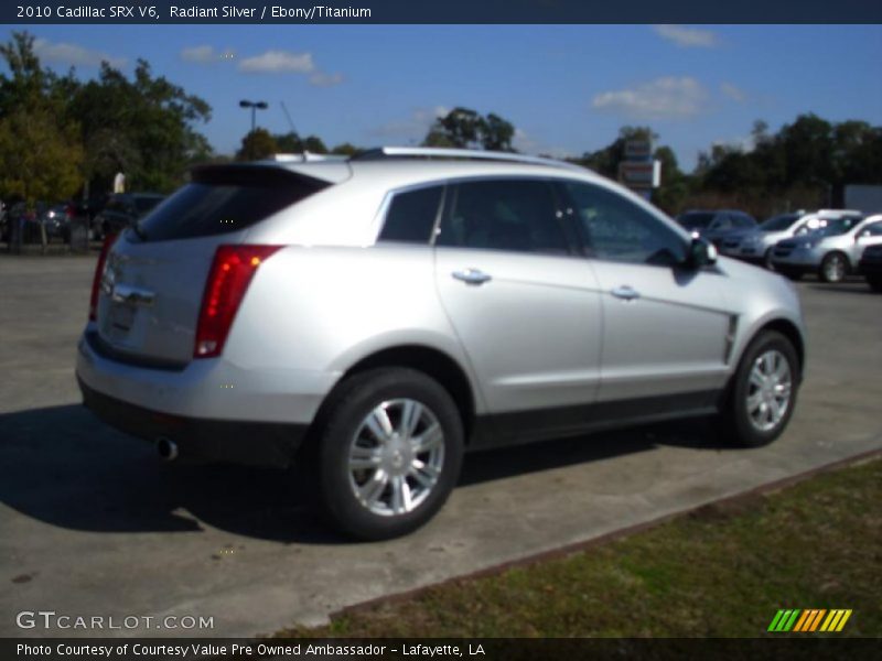 Radiant Silver / Ebony/Titanium 2010 Cadillac SRX V6
