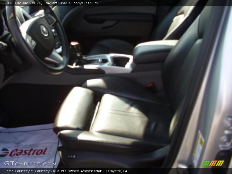 Radiant Silver / Ebony/Titanium 2010 Cadillac SRX V6