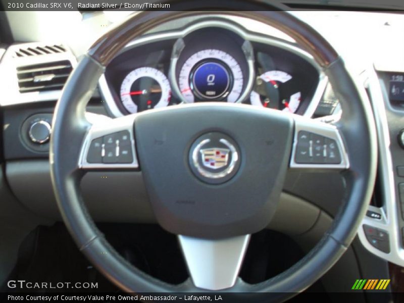 Radiant Silver / Ebony/Titanium 2010 Cadillac SRX V6