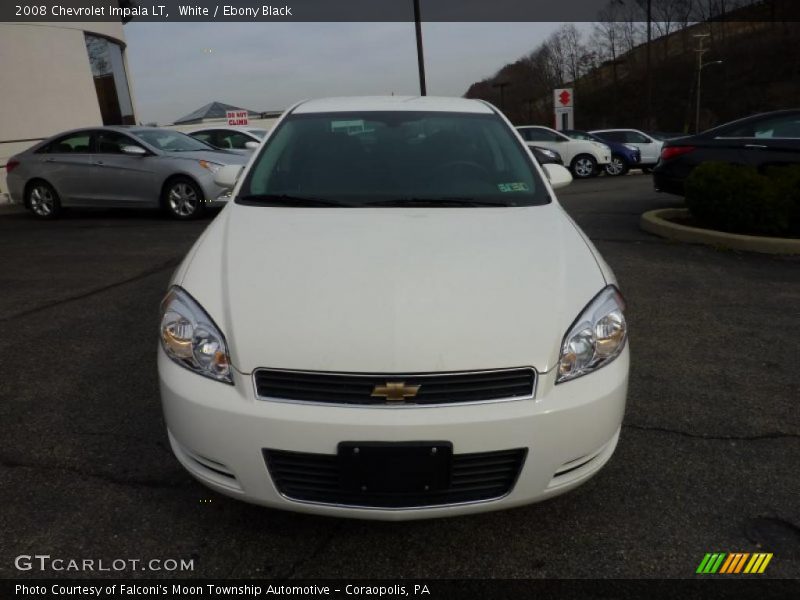 White / Ebony Black 2008 Chevrolet Impala LT