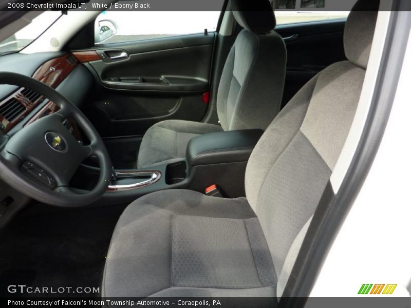 White / Ebony Black 2008 Chevrolet Impala LT