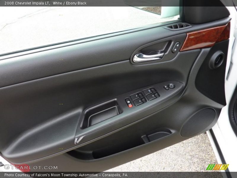 White / Ebony Black 2008 Chevrolet Impala LT